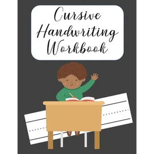 Cursive Handwriting Workbook: Left hand journal workbook notebook for cursive letter practice for left handed beginner girls boys kids teens adults. - Paperback