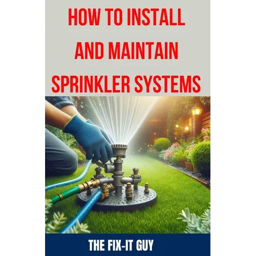 How to Install and Maintain Sprinkler System: The Ultimate Guide to Sprinkler System Installation, Maintenance, and Winterization: Expert Tips, Tricks - Paperback
