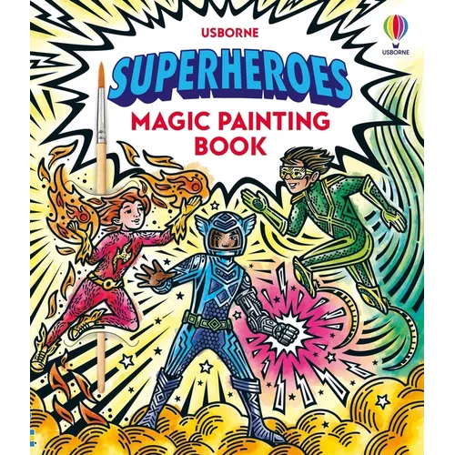 Superheroes Magic Painting Book - Paperback