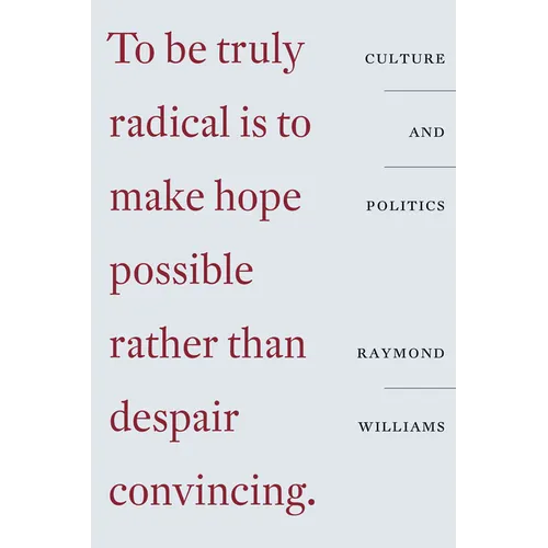 Culture and Politics: Class, Writing, Socialism - Paperback