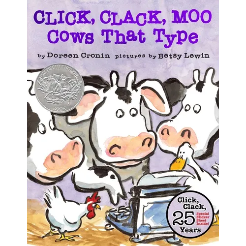 Click, Clack, Moo (25th Anniversary Edition): Cows That Type - Hardcover