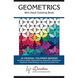 Geometrics: Mini Adult Coloring Book - Paperback