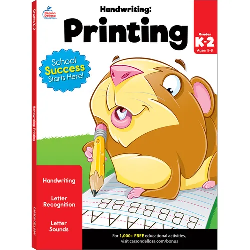 Handwriting: Printing Workbook - Paperback