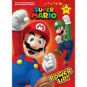 Super Mario: Power Up! (Nintendo(r)): Press-Out Characters and Reusable Stickers! - Paperback