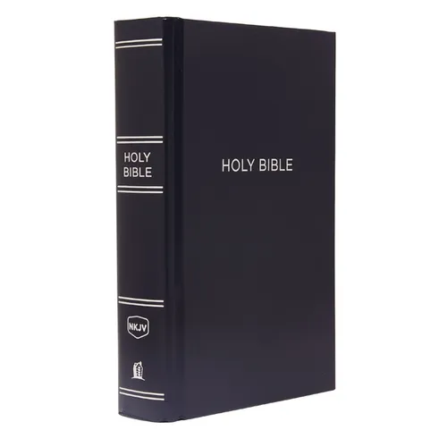 NKJV, Pew Bible, Large Print, Hardcover, Blue, Red Letter Edition - Hardcover