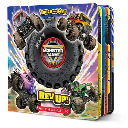 Monster Jam: REV Up! a Touch-And-Feel Book - Paperback