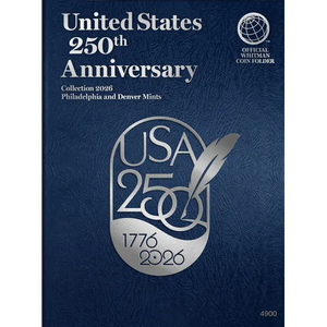 250th America Celebration P&d Whitman Blue Folder - Hardcover