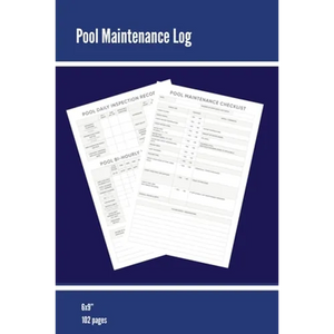 Pool Maintenance Log: Swimming Pool Owners Check List, Cleaning Information, Test Water Tracking, Book, Personal or Business/ Client, Pools Logbook, D - Paperback