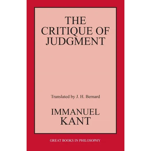 The Critique of Judgment - Paperback