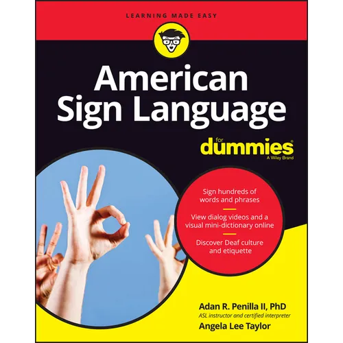 American Sign Language for Dummies with Online Videos - Paperback