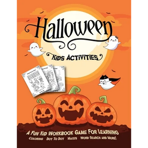 Halloween Kids Activities: Fantastic Activity Book For Boys And Girls: Word Search, Mazes, Coloring Pages, Connect the dots, how to draw tasks. For ki - Paperback