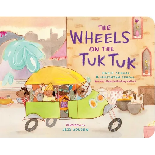 The Wheels on the Tuk Tuk - Board Book