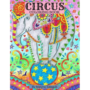 Circus coloring book - Paperback
