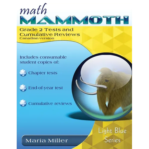 Math Mammoth Grade 2 Tests and Cumulative Reviews (Canadian Version) - Paperback