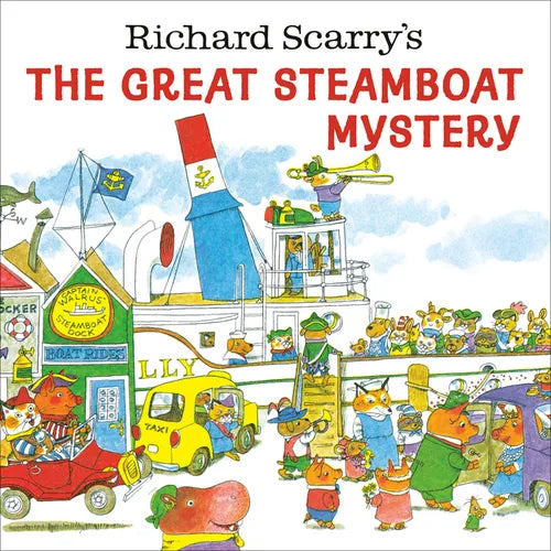 Richard Scarry's the Great Steamboat Mystery - Paperback