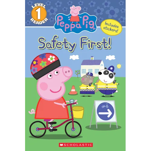 The Safety First! (Peppa Pig: Level 1 Reader) - Paperback