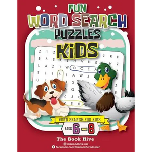 Fun Word Search Puzzles Kids: Word Search for Kids Ages 6-8 - Paperback