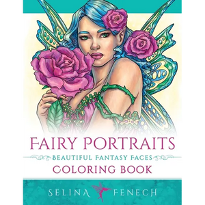 Fairy Portraits - Beautiful Fantasy Faces Coloring Book - Paperback