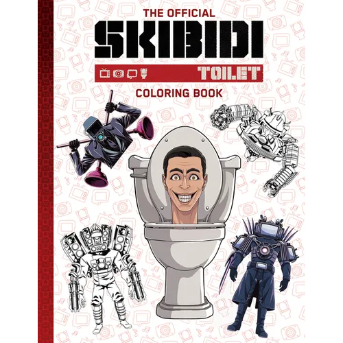 The Official Skibidi Toilet Coloring Book - Paperback