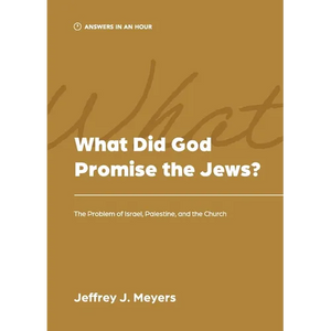 What Did God Promise the Jews?: The Problem of Israel, Palestine, and the Church - Paperback
