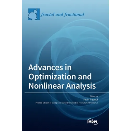 Advances in Optimization and Nonlinear Analysis - Hardcover