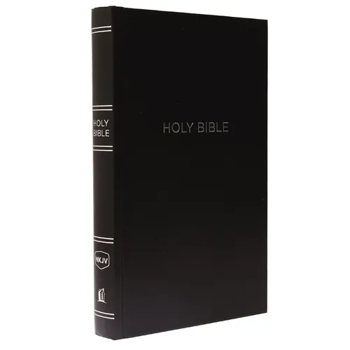 NKJV, Pew Bible, Hardcover, Black, Red Letter Edition - Hardcover