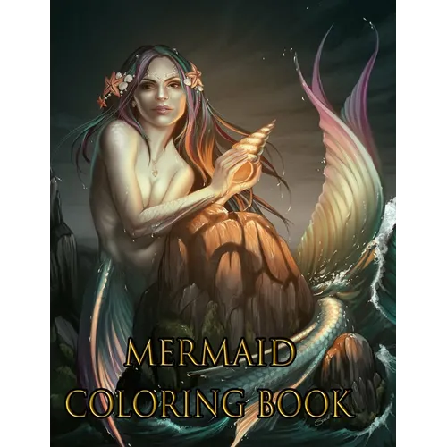 Mermaid Coloring Book: Mermaid Adult Acoloring Book: - Paperback