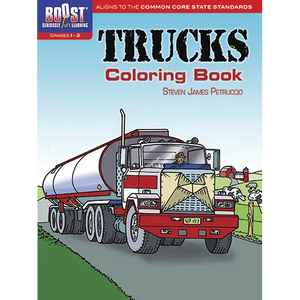 Trucks Coloring Book - Paperback