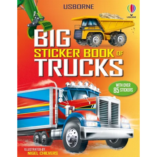 Big Sticker Book of Trucks - Paperback