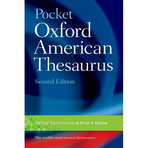 Pocket Oxford American Thesaurus, 2e - Paperback