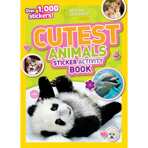 Cutest Animals Sticker Activity Book - Paperback