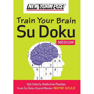 New York Post Train Your Brain Su Doku: Medium - Paperback