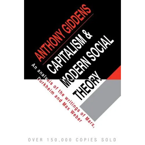 Capitalism and Modern Social Theory - Paperback
