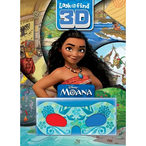 Disney Moana: Look and Find 3D - Hardcover