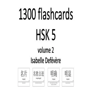 1300 flashcards HSK 5 (Volume 2) - Paperback