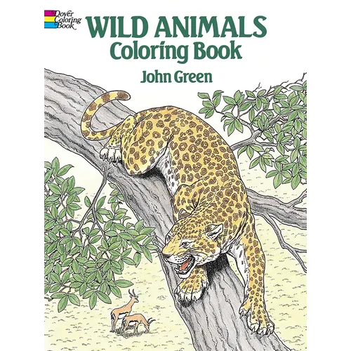 Wild Animals Coloring Book - Paperback