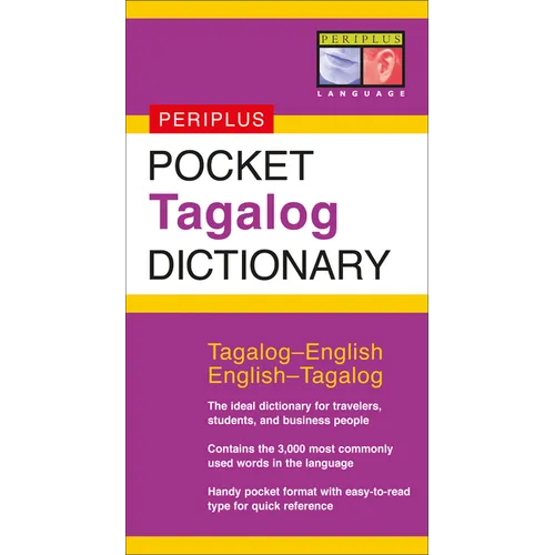 Pocket Tagalog Dictionary: Tagalog-English English-Tagalog - Paperback