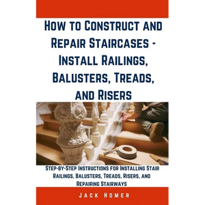 How to Construct and Repair Staircases - Install Railings, Balusters, Treads, and Risers: Step-by-Step Instructions for Installing Stair Railings, Bal - Paperback