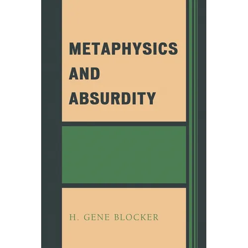 Metaphysics and Absurdity - Paperback