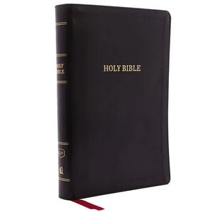 KJV, Deluxe Reference Bible, Giant Print, Imitation Leather, Black, Indexed, Red Letter Edition - Imitation Leather
