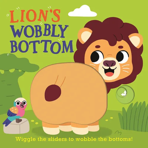 Lion's Wobbly Bottom - Board Book