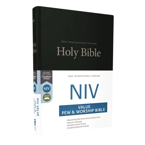 NIV, Value Pew and Worship Bible, Hardcover, Black - Hardcover