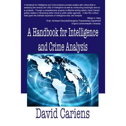 A Handbook for Intelligence and Crime Analysis - Paperback