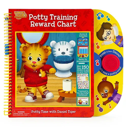 Daniel Tiger Potty Training Reward Chart - Spiral