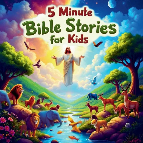 5 Minute Bible Stories for Kids: Bible Stories About Jesus and the Nativity: Short, Captivating Tales for Toddlers and Preschoolers - Paperback