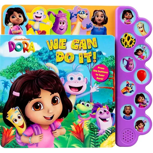 Dora: We Can Do It! 10-Button Sound Book - Board Book