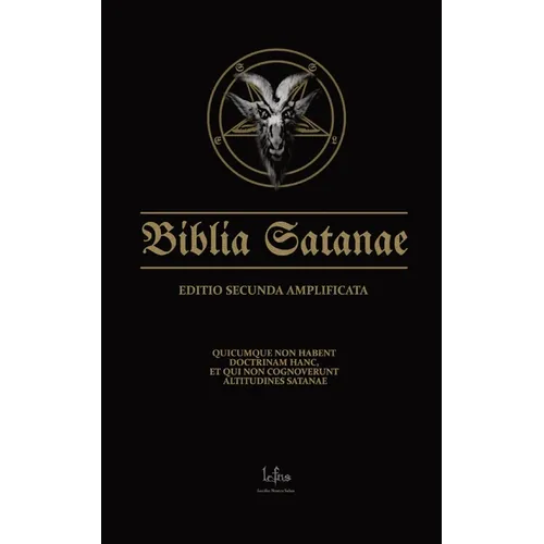 Biblia Satanae ESA: Traditional Satanic Bible Expanded - Paperback
