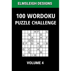 100 Wordoku Puzzle Challenge: A Word Sudoku Puzzle Book - A Letter Based Brain Teaser Puzzle Book for Puzzle lovers - Volume 4 - Paperback