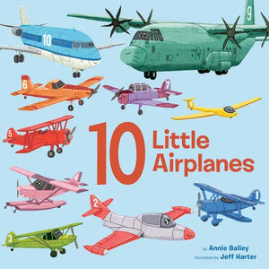 10 Little Airplanes - Board Book