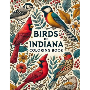 Birds of Indiana Coloring Book - Paperback